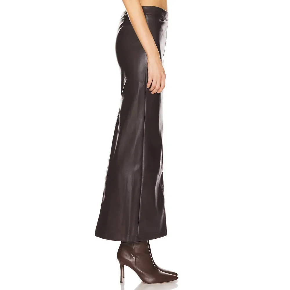 All The Ways Kayla Faux Leather Skirt Size S - Picture 3 of 10